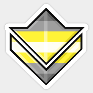 Commander Tag: Demigender Sticker